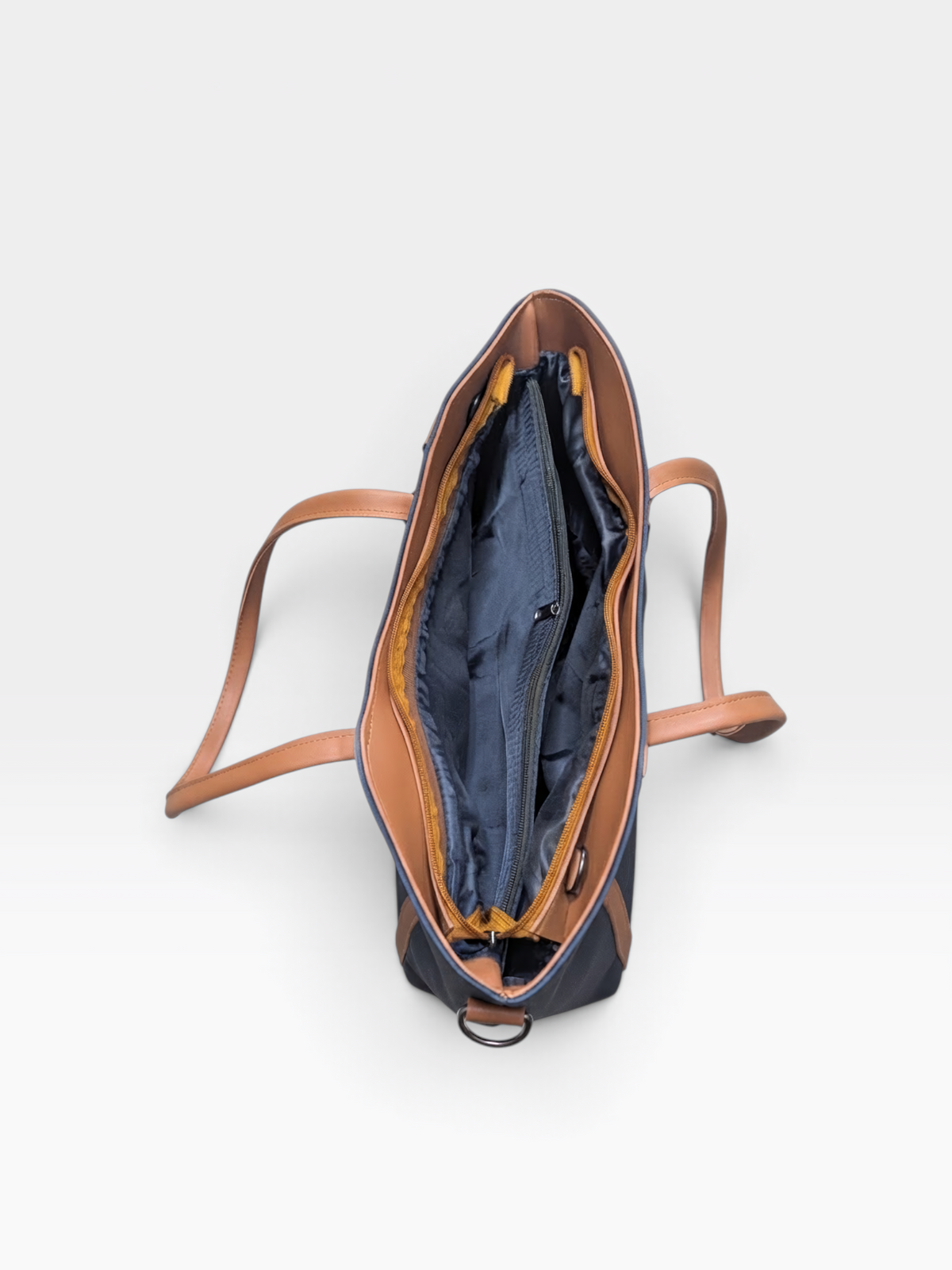 Wave Contrast Tote Bag