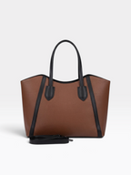 Wave Contrast Tote Bag