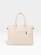 Chain Pouch Structured Tote Bag