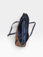 Wave Contrast Tote Bag