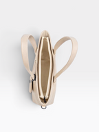 Chain Pouch Structured Tote Bag