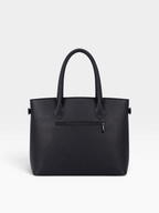 Chain Pouch Structured Tote Bag