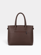 Chain Pouch Structured Tote Bag