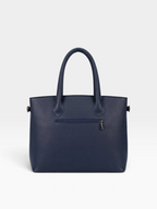 Chain Pouch Structured Tote Bag