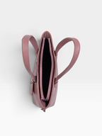 Chain Pouch Structured Tote Bag