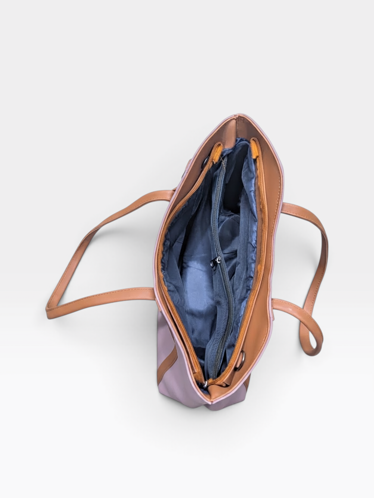 Wave Contrast Tote Bag