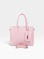 Chain Pouch Structured Tote Bag