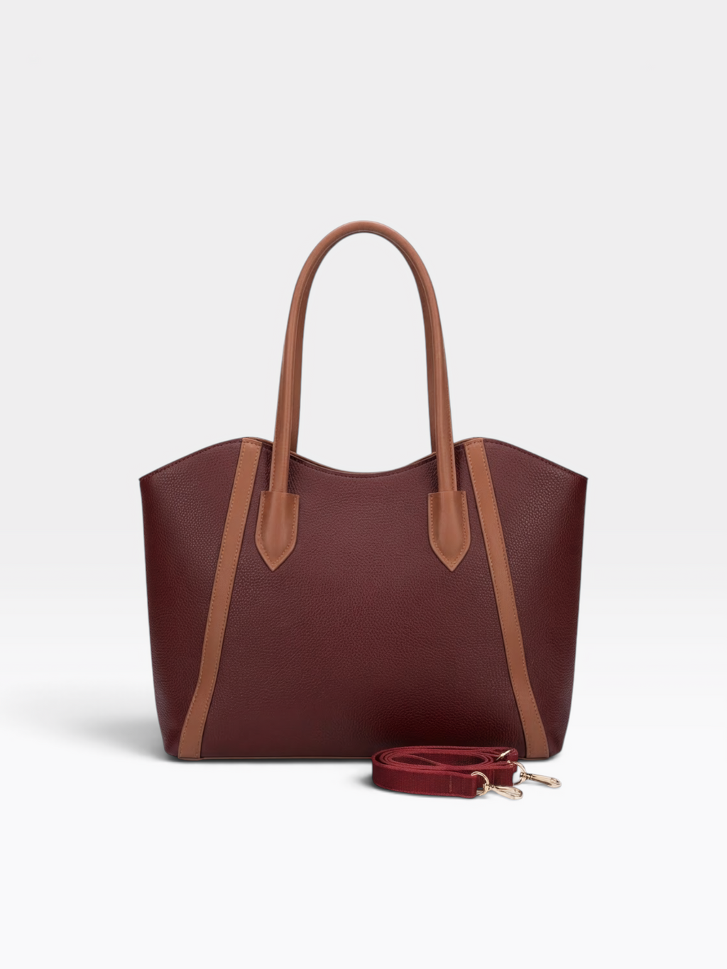 Wave Contrast Tote Bag