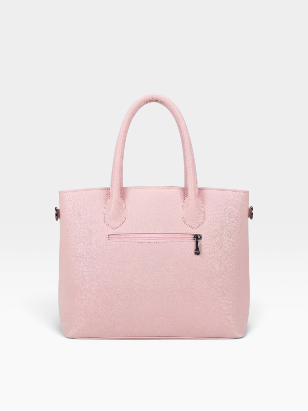 Chain Pouch Structured Tote Bag