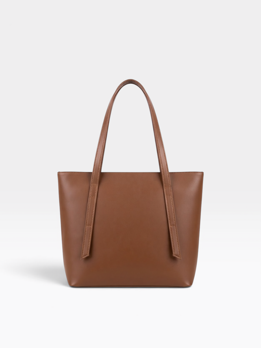 Scarf Detail Structured Tote Bag