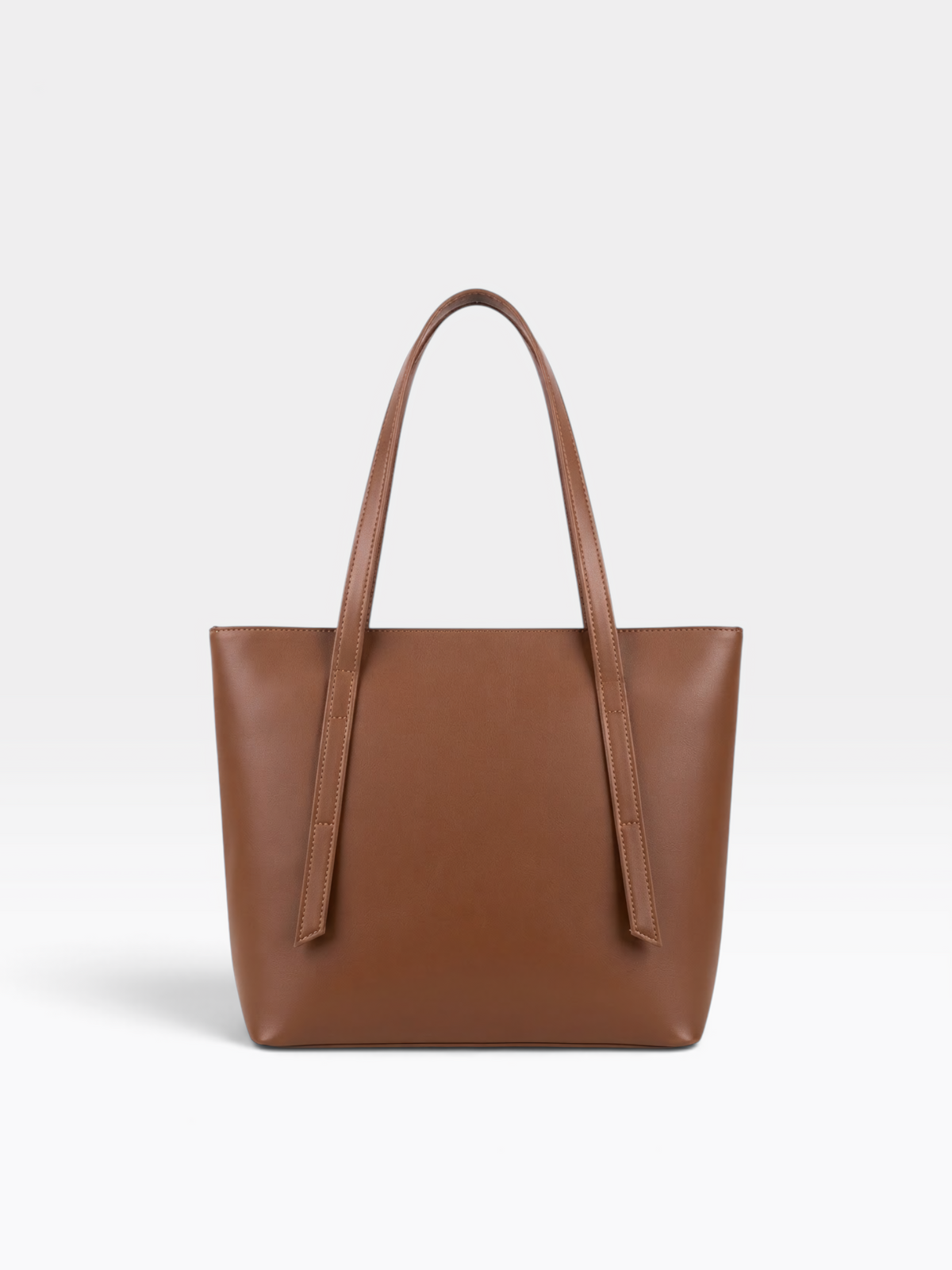 Scarf Detail Structured Tote Bag