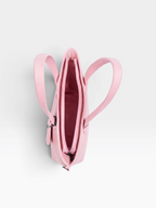 Chain Pouch Structured Tote Bag