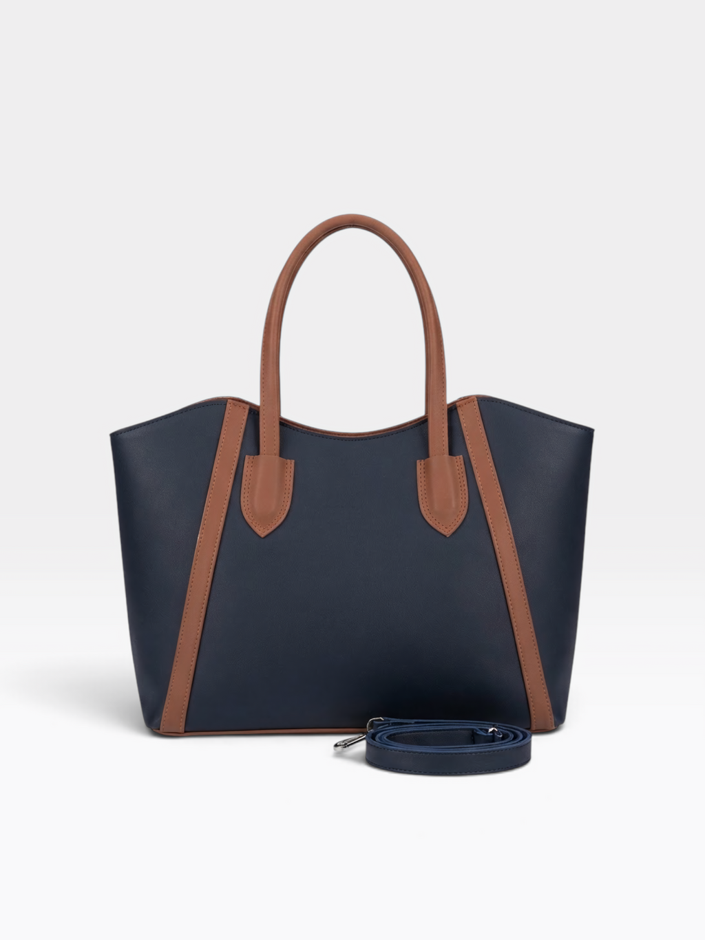 Wave Contrast Tote Bag