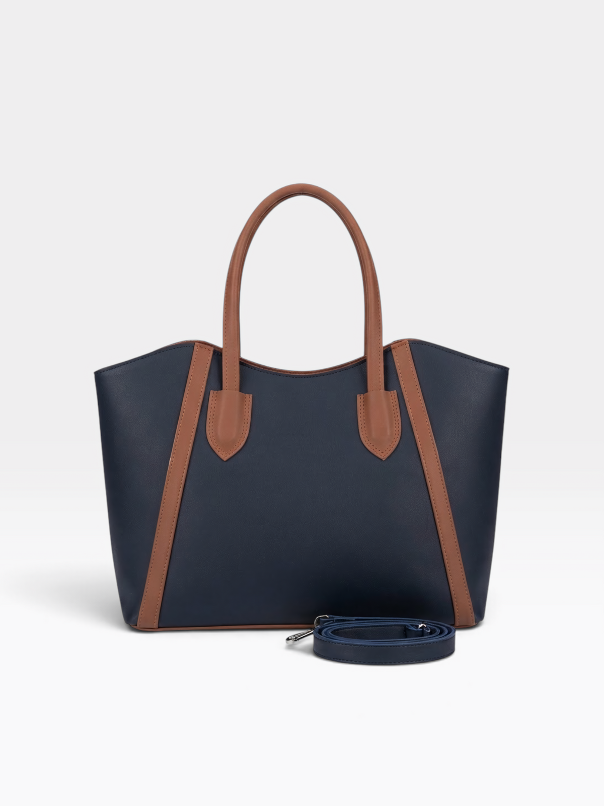 Wave Contrast Tote Bag