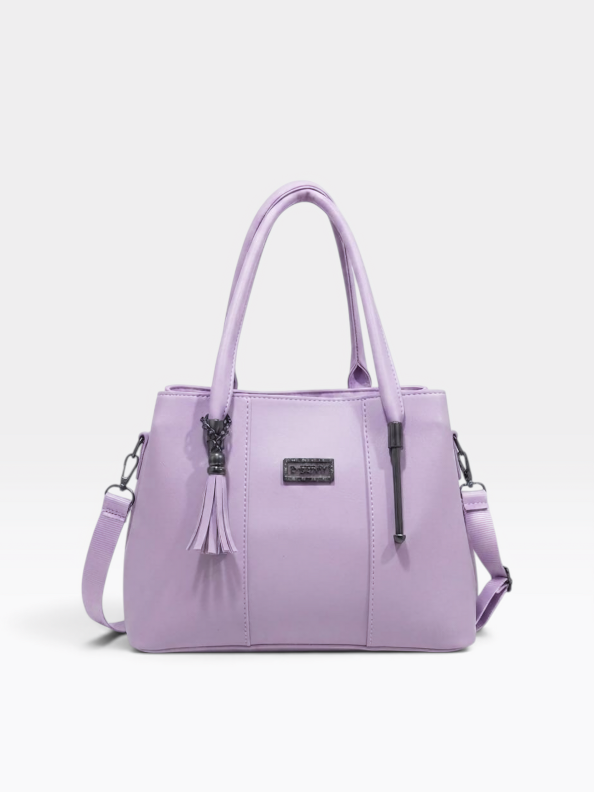 Triple-Zip Structured Satchel – product view 3