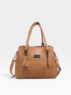 Triple-Zip Structured Satchel – product view 7