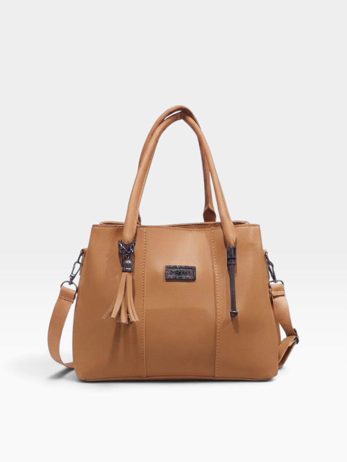Triple-Zip Structured Satchel – product view 7