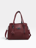 Triple-Zip Structured Satchel – product view 9