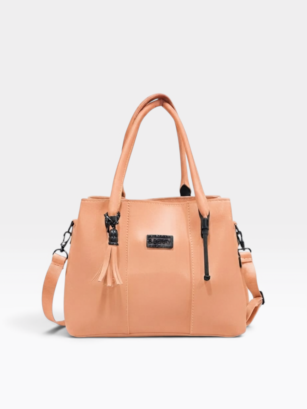 Triple-Zip Structured Satchel – product view 11
