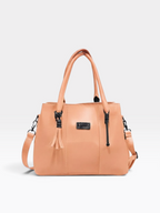 Triple-Zip Structured Satchel – product view 11