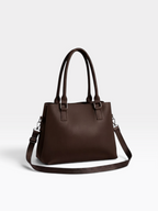 Triple-Zip Structured Satchel – product view 6