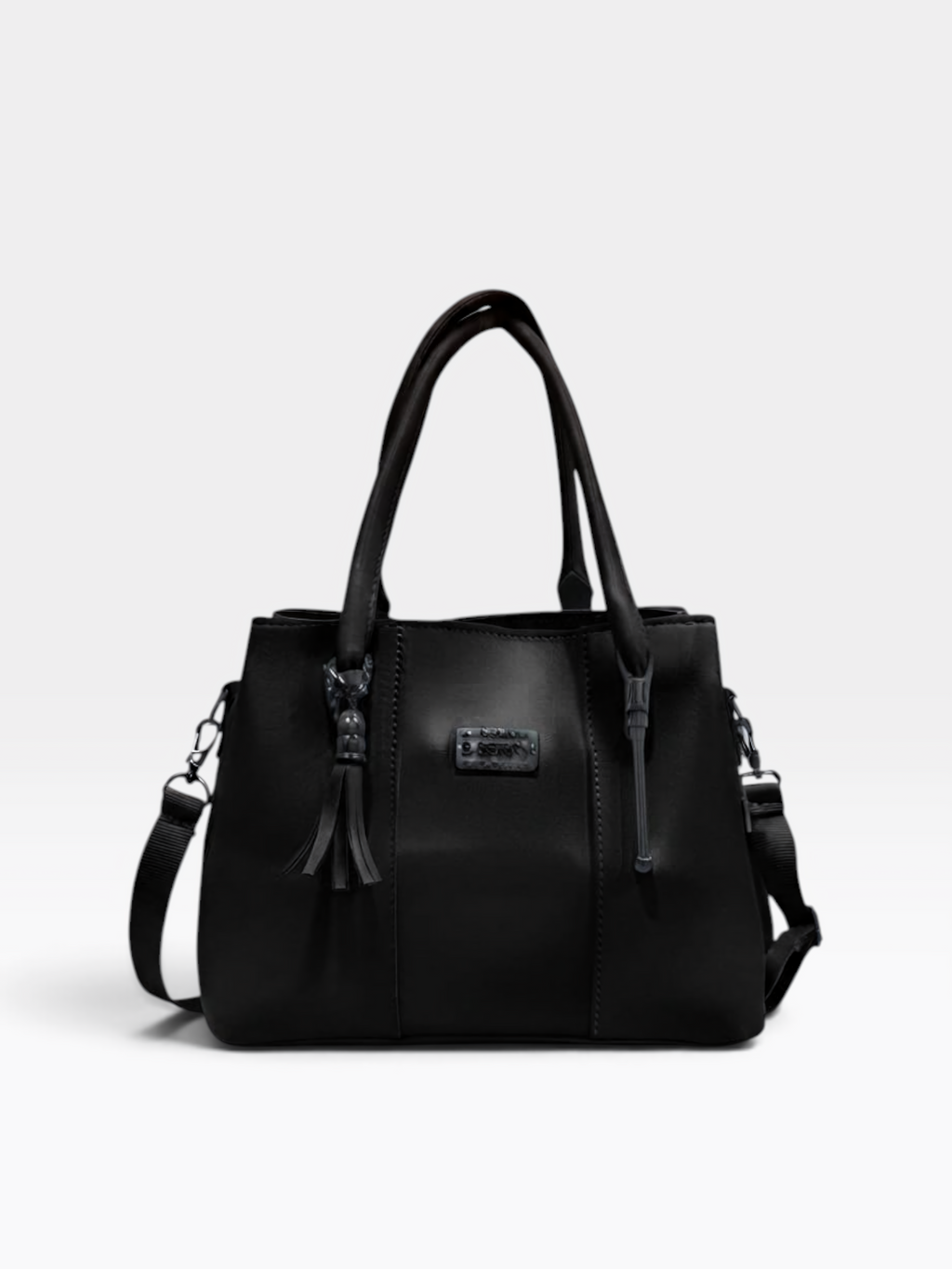 Triple-Zip Structured Satchel – product view 13
