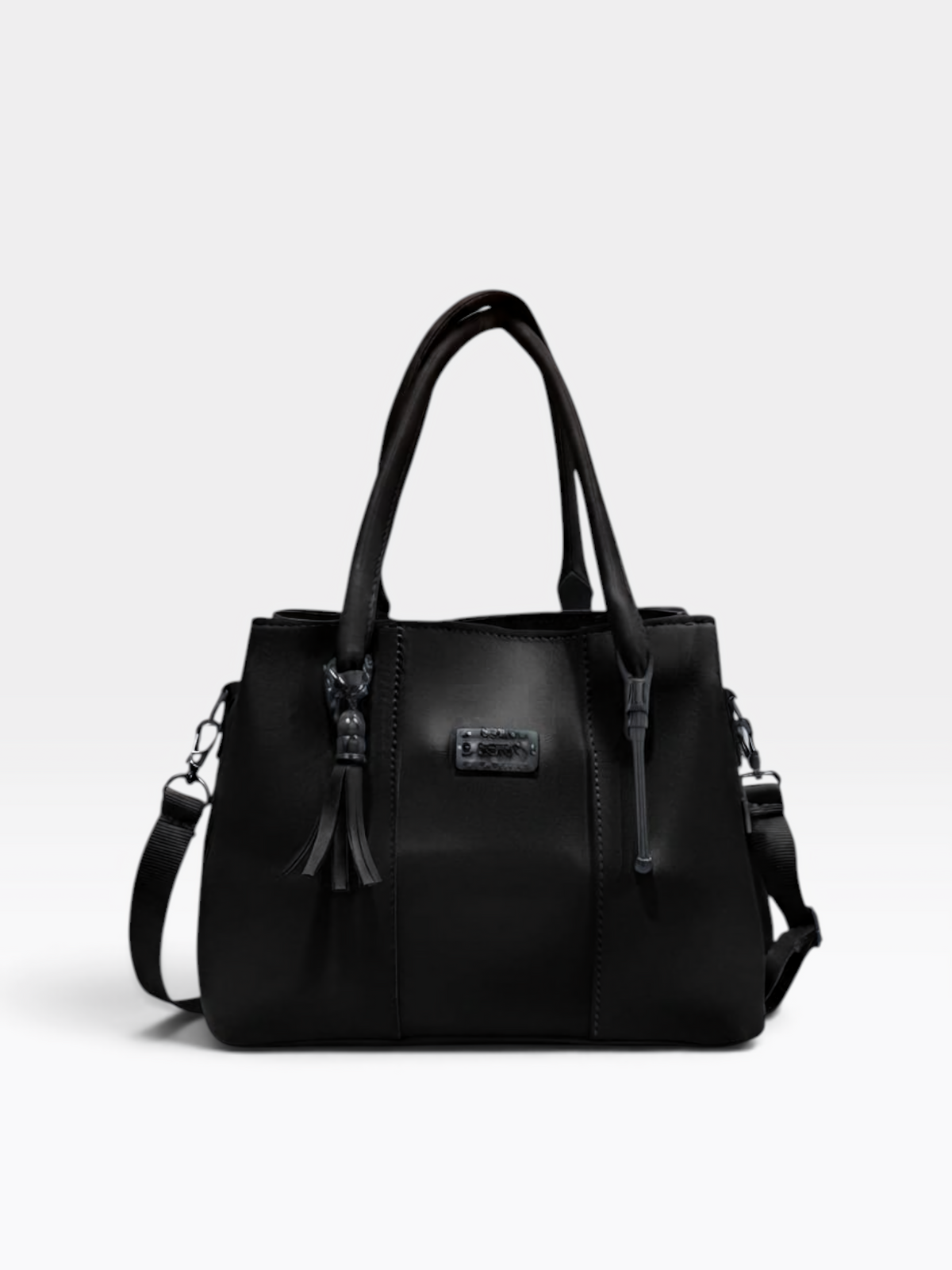 Triple-Zip Structured Satchel – product view 13