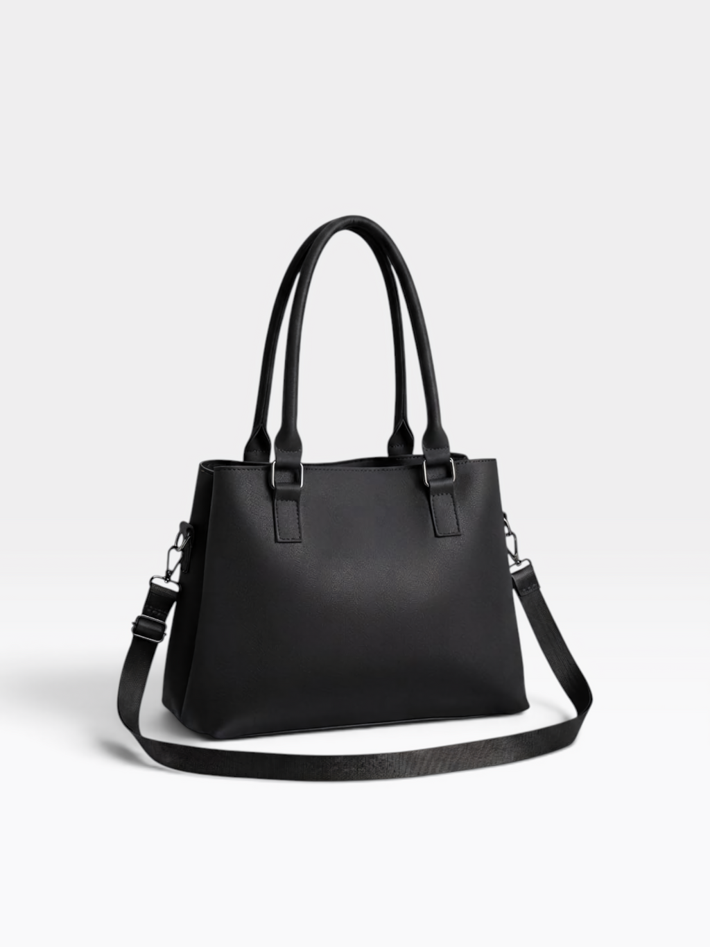 Triple-Zip Structured Satchel – product view 14