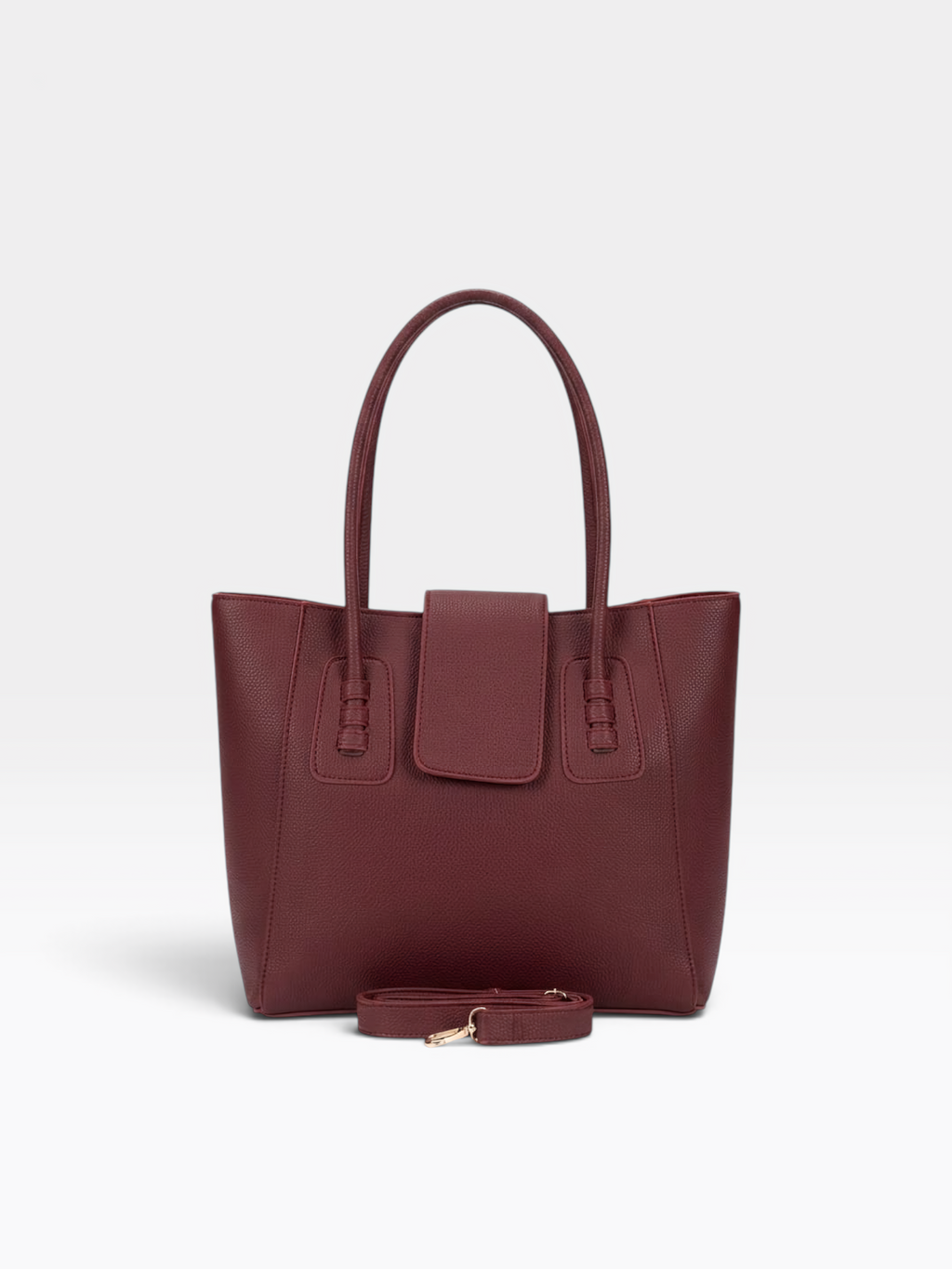 Structured Soft-Touch Everyday Tote