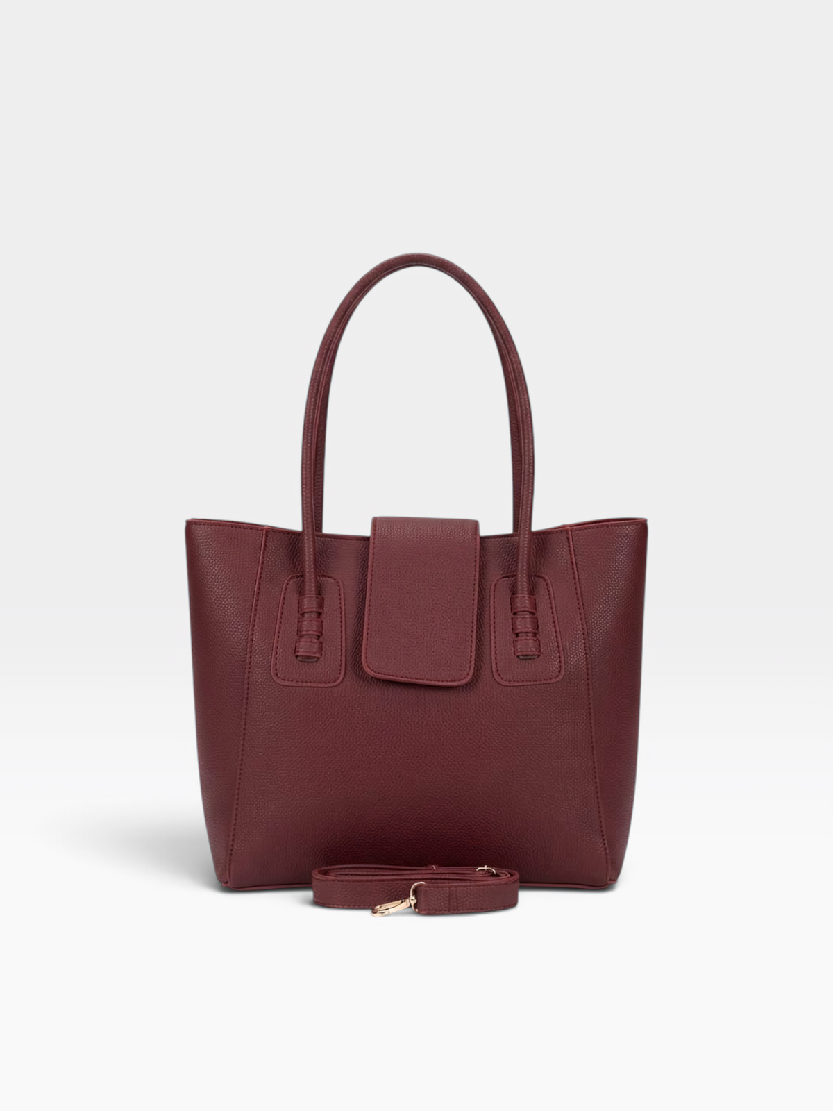 Structured Soft-Touch Everyday Tote
