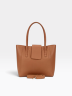 Structured Soft-Touch Everyday Tote