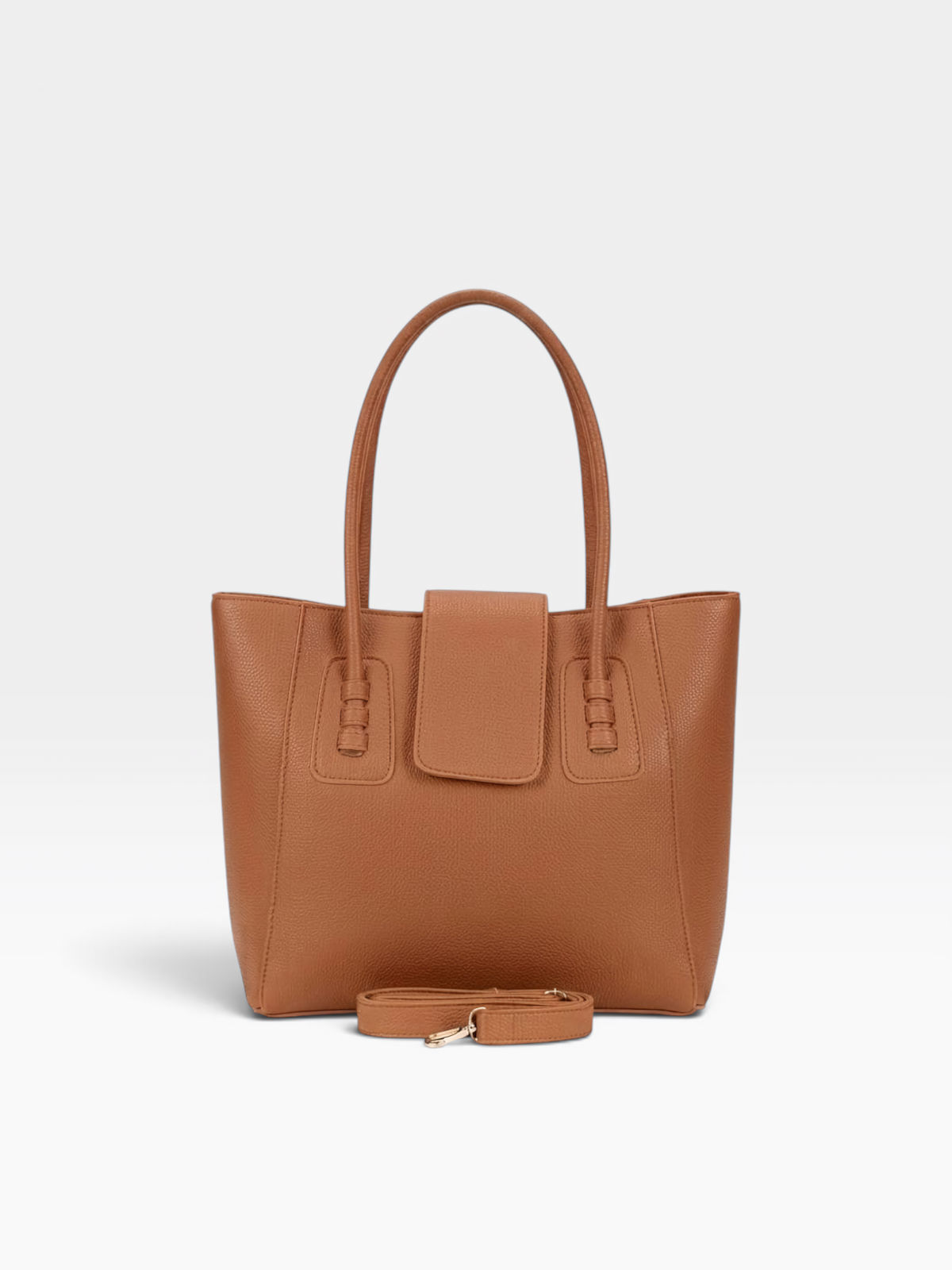 Structured Soft-Touch Everyday Tote
