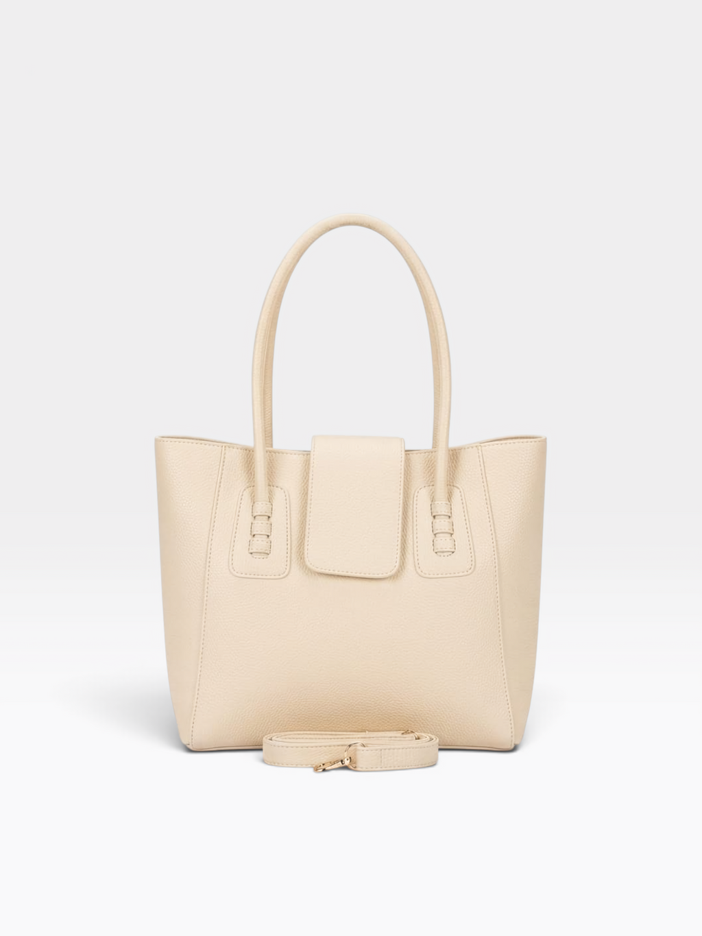 Structured Soft-Touch Everyday Tote