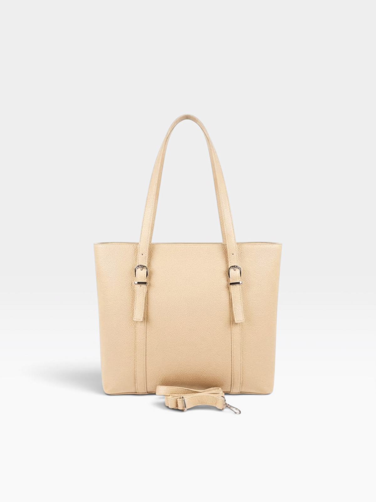 Structured Grain Tote Bag - view 4